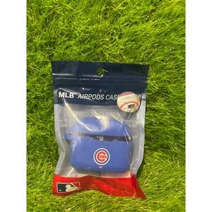 MLB Chicago Cubs AirPods Case Cover Blue Silicone Game Time MLB-APP1-CHI NEW
